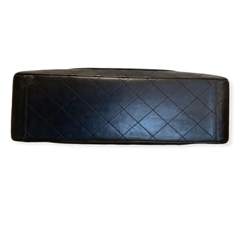 Classic Large Black Quilted Chanel Flap Bag - Picture 8 of 16